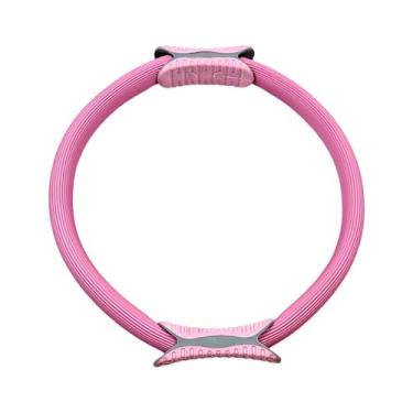 Imagem de Dynwave Anel de Pilates Fitness, Treinamento de Core, Flexibilidade, Dispositivo de Treinamento de Força, Equipamento, Círculo de Exercícios para Casa, Rosa