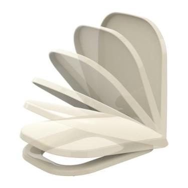Imagem de Assento Quadra Axis Tampa Vaso Deca Soft Close Creme Tupan