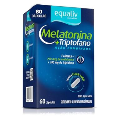 Imagem de Equaliv Melatonina com Triptofano – 60 Cápsulas