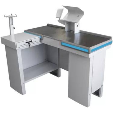 Imagem de Check-out De Supermercado 1,3m Bilateral Kit Automação Amapá