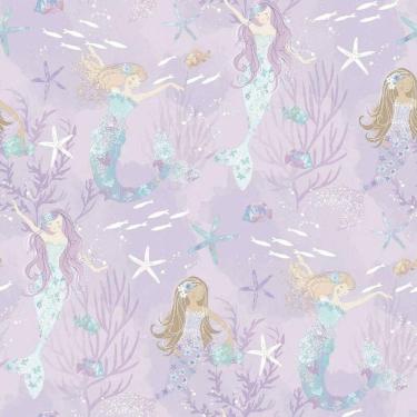 Imagem de Papel De Parede Sereias - G78391 Roxo E Gliter Tiny Tots 2 - G78391