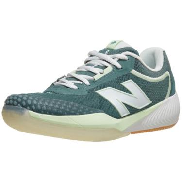 Imagem de New Balance FuelCell 996 V6 Tênis feminino, Novo Spruce/branco/chiclete, 10 Wide