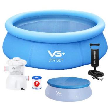 Imagem de Piscina Inflável Joy Set 4760 L Circular 300 cm com Filtro Capa Bomba 
