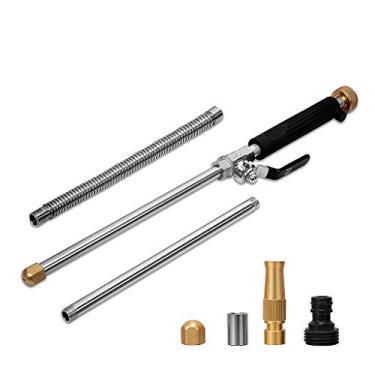 Imagem de Raddile Hydro Jet de alta pressão, arruela potente mágica, varinha extensível, mangueira de água flexível, bocal universal, ralo para pátio, carro para animais de estimação, limpeza de janela