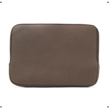 Imagem de Capa Case Luva Para Notebook Marrom14,1 Polegadas, Impermeável, Anti-impacto e Bem Reforçada. - MGA Store