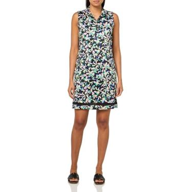 Imagem de Stella Parker Roupa feminina de verão casual para viagem, vestido de verão para resort, saída de praia, vestido de férias, Preto Multi, M