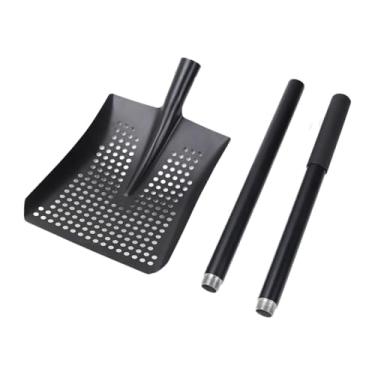 Imagem de Ioensy Peneira de areia, portátil, fácil de usar, com alça confortável para jardinagem, peneira para limpeza de cocôs de areia e praia