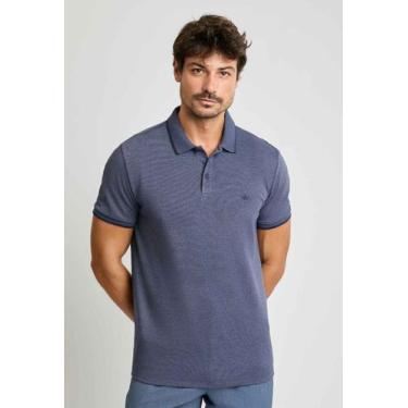 Imagem de Polo Docthos Slim Manga Curta Piquet Gold, 029 azul noite, G