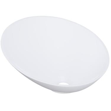 Imagem de Cuba De Apoio Meia Lua Lavabo C01 Bm38w Branco Matte Fosca - Lyam
