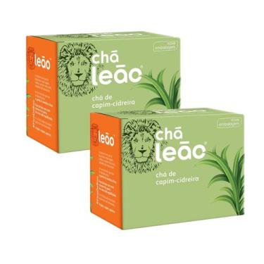 Imagem de Chá Leão Capim Cidreira em Sachê 10g 10 Sachês Kit 2, Bebida Quente Fr
