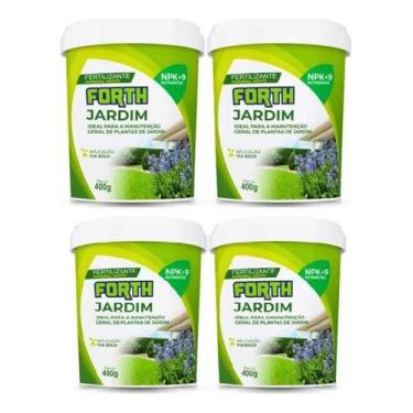 Imagem de 4 Unidades Adubo Fertilizante Forth Jardim 400g Gramado Jardineira