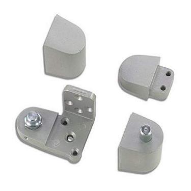 Imagem de Conjunto de dobradiças de pivô de porta com frente de loja em estilo de alumínio dos EUA – escolha manuseio, Destro