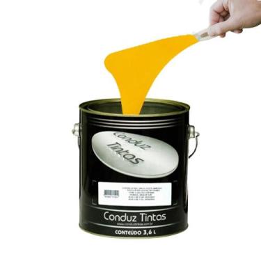 Imagem de Tinta para Piso Ecológica - CONDUZ TINTAS - AMARELA - Galão de 3,6 L.
