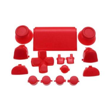 Imagem de Conjunto Completo De 18 Cores De Botões D-Pad Para Joysticks Para Cont