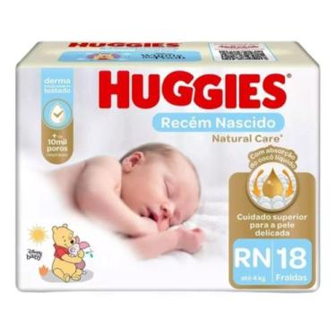 Imagem de Huggies Natural Care Rn 18 un