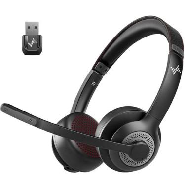 Imagem de Fone de ouvido sem fio JIAMQISHI EH02U Bluetooth V5.2 com microfone co