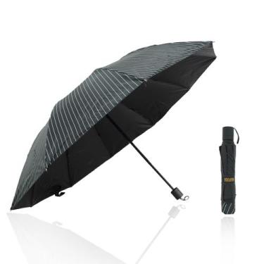 Imagem de Guarda chuva Reforçado com Proteção UV Tecido Resistente Cabe na Bolsa