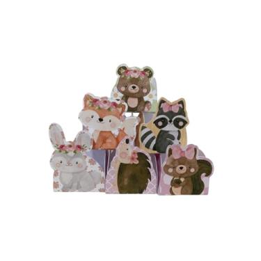 Imagem de Forminhas para Doces Tema Bosque Encantado Menina — Decoração de Festa Infantil, Lembrancinha, Mesa de Doces Personalizada — Kit com 50 unidades