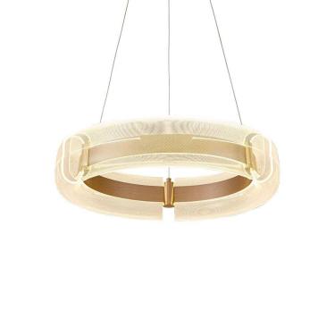 Imagem de Lustre Pendente Nordecor Dalen 2959 60cm Ouro Brilho Bivolt Dourado