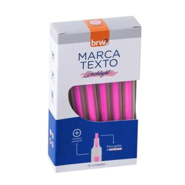 Imagem de Marca Texto Rosa com 12 Unidades - BRW