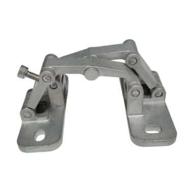 Imagem de Ｂｅｓｇａ Dobradiça Invisível para Porta Feita de Pedra, Acessórios, Capacidade Máxima de Carga de 50-70 Kg, Metal, ângulo de Abertura Ajustável, Versátil para