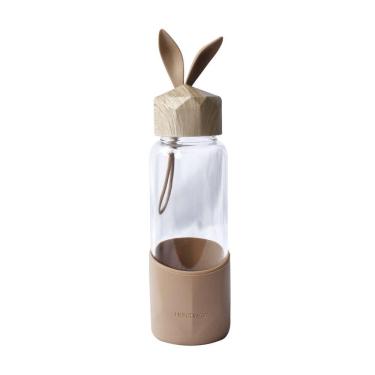 Imagem de Garrafa Vidro Rabbit Bottle Capa Silicone e Tampa Plástica