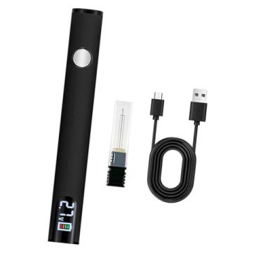 Imagem de shamjina Kit de ferro de solda sem fio, caneta de solda com bateria, recarregável por USB para conserto de faça você mesmo, Preto