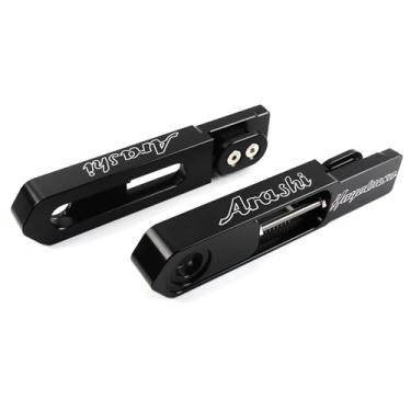 Imagem de Extensões de braço oscilante Arashi Black 7.1 cm-19.1 cm para Suzuki Hayabusa GSXR 1300 Gen 3 2020-2024, alumínio CNC