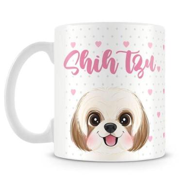 Imagem de Caneca Personalizada Filhote Shih Tzu - Porcelana Brilhante - Amo Cane