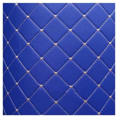 Imagem de Folhas de couro sintético, tecido de cor sólida, folhas de couro, lona grossa, artesanato faça você mesmo, cores sortidas 1,4 × 1/2/3/4/5/6/7/8/9/10 m (azul marinho, 1,4 x 9 m)