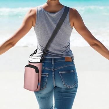 Imagem de Bolsa de transporte para garrafa de água com bolso para celular Stanley copo de 30/1,530 g com alça ajustável