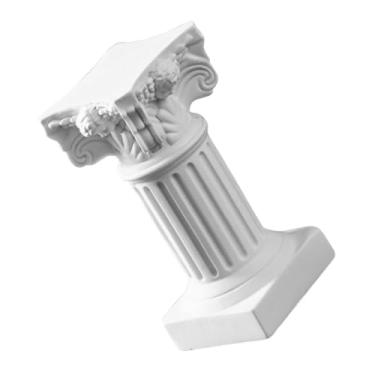 Imagem de Castiçal de coluna romana antiga para decoração de mesa, enfeite de casa de boneca, decoração de casa, adereço de foto e ornamento de mesa