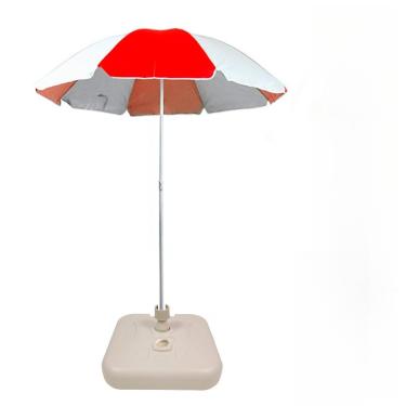 Imagem de Guarda Sol Gigante 2 Metros Base 18L(Vermelho e Branco,Preta)