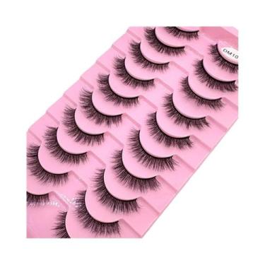 Imagem de Cílios Postiços DD Russian Mink 10 Pares Naturais Longos E Volumosos F
