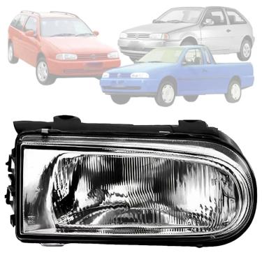 Imagem de Farol Principal Dianteiro VW Gol Saveiro Parati Voyage G2 LD