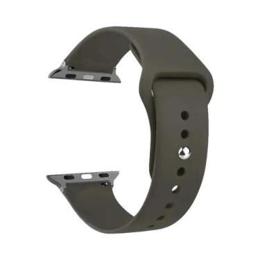 Imagem de Pulseira De Silicone Para Apple Watch 44mm 45mm 40mm 41mm 42-38mm, Bra
