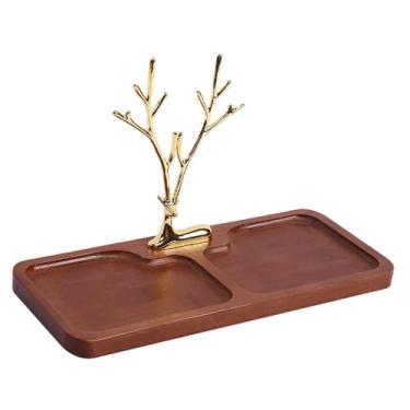 Imagem de Generic Bandeja Organizadora para Chaves, Joias e Relógios, Ideal para Mesa de Cabeceira, Escrivaninha e de Entrada.