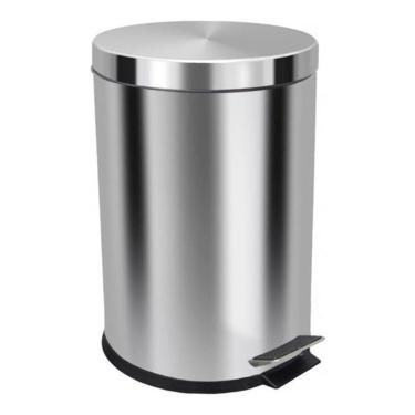Imagem de Lixeira Em Aço Inox 30 Litros Com Pedal E Cesto Removível