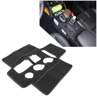 Imagem de Lcojicep Organizador de console central de carro compatível com acessórios Ford Ranger Caixa de armazenamento de lacuna de assento Capa de acabamento de painel de câmbio macia (para 2023-2026)