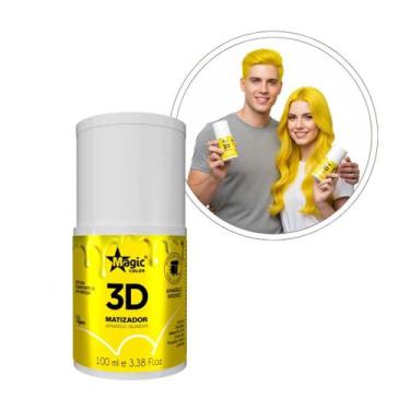 Imagem de Mini Matizador 3D Amarelo Quindim 100ml Magic Color