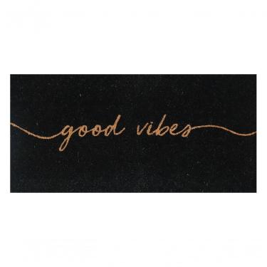 Imagem de Capacho De Poa Fibra De Coco Slim Good Vibe 70x33cm - Uzoo Capacho Fibra De Coco Slim Rt 70x33cm Good Vibes Kls4