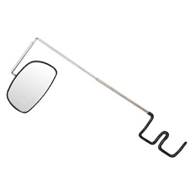 Imagem de Espelho de Vista Traseira da Bicicleta, Espelho Retrovisor de Capacete de ângulo Ajustável para óculos, Espelho de Bicicleta Rotativo de 360 ​​graus Com Superfície Super