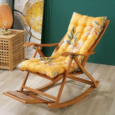 Imagem de Cadeiras De Pátio, Cadeiras De Pátio Com Encosto Alto, Espreguiçadeiras Espessas, Adequadas Para Lounge Ch De Vime, B13, 48 * 120cm