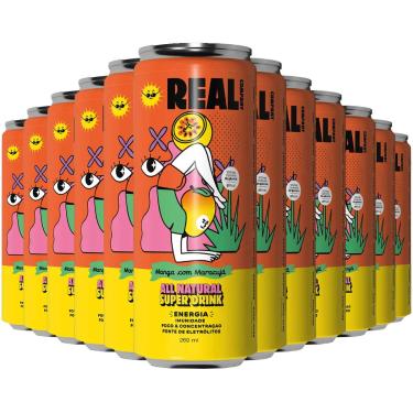 Imagem de 12x Energético Natural Funcional 269ml Manga com Maracujá
