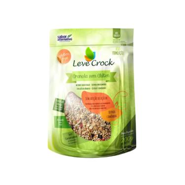 Imagem de Granola Quinoa e Amêndoas Zero Açúcar Sem Glúten Leve Crock 200g
