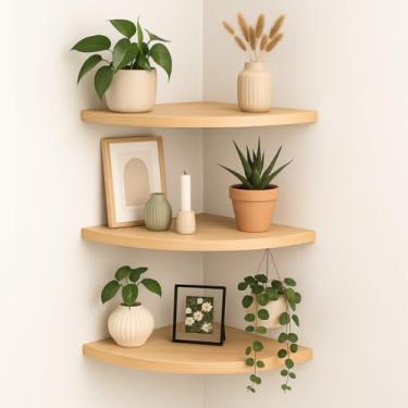 Imagem de Prateleira de Canto Madeira Pinus 25x25cm(3)