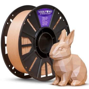 Imagem de Filamento PLA Marrom Cappuccino Premium 1kg, 1.75Mm, Para Impressoras 3D - Voolt3D