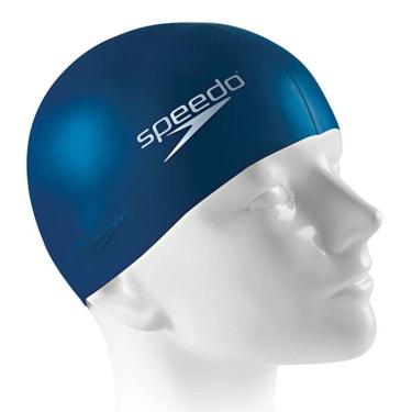 Imagem de Touca De Natação Speedo Flat Cap Cores Disponíveis Silicone-Unissex