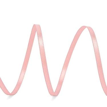 Imagem de 1 rolo, 3 mm/0,11 polegadas DIY fita de cetim acabamento em tecido acessório de roupas artesanais artesanais decoração de casamento casamento embrulho de presente fitas coloridas para amarrar cabelo