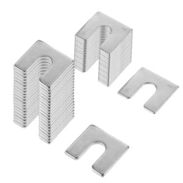 Imagem de 40 peças Auto Body Fender Alinhamento Shim 1/40.6 cm e 1/20.3 cm Espessura- Slot 3/20.3 cm Kit Sortido de Calço de Alinhamento Automotivo